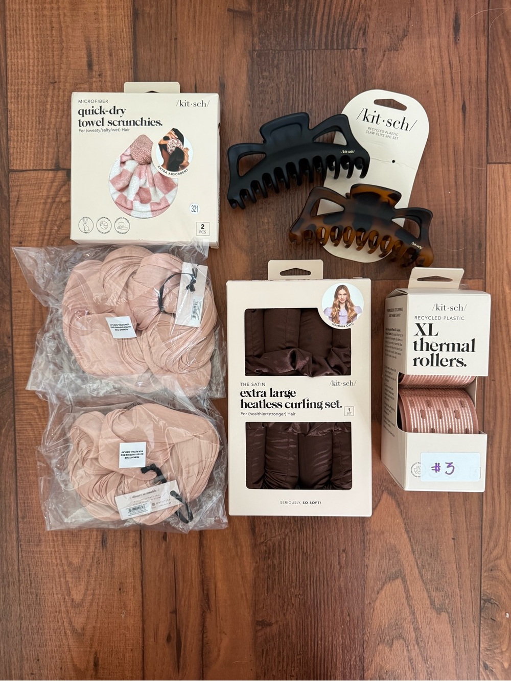 Kitsch Bundle - Curling, Scrunchies and Claw Clips